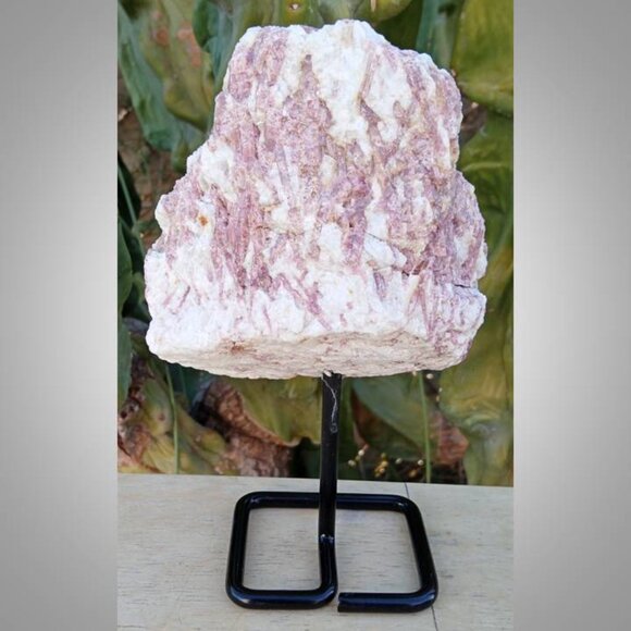 ❤️ PINK TOURMALINE stone rock crystal on stand CHAKRA : love relief anxiety 01 - Picture 4 of 5